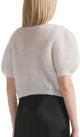 Harper Mohair Cardigan in Soft White - Romantiques