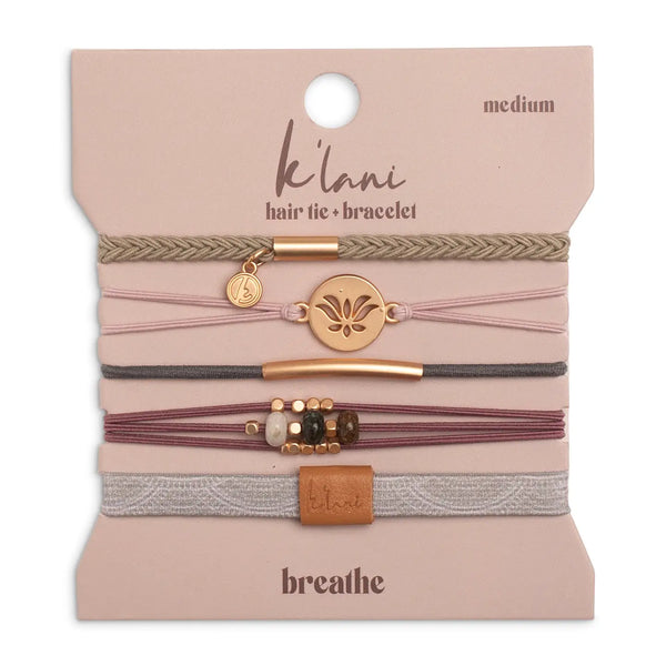 K’lani Breathe Hair Tie/Bracelet - Romantiques