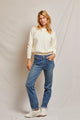 Ziggy Sweatshirt in Bright Ivory