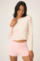Stay Wild Long Sleeve Leopard with Pink Star - Romantiques
