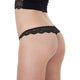 So Fine Lace thong in Black