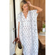 Francina Caftan Dress in  Marguerite Ivory - Romantiques