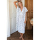 Francina Caftan Dress in  Marguerite Ivory - Romantiques