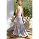 Emerson Fry Shirred Skirt in Solstice  Indigo - Romantiques