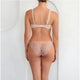 Embroidered Lace Underwire Bra - Blush - Romantiques