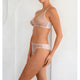 Embroidered Lace Tanga - Blush - Romantiques