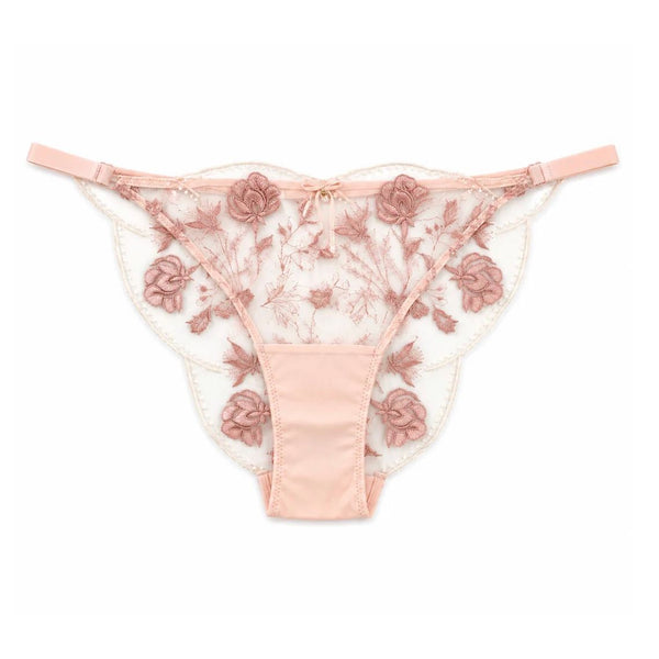 Embroidered Lace Bikini - Blush - Romantiques