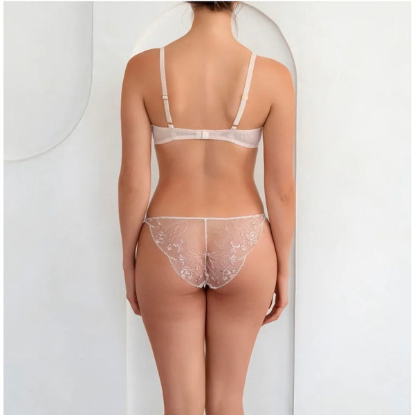 Embroidered Lace Bikini - Blush - Romantiques
