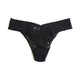 Hanky Panky Original Rise Thong in Black - Romantiques