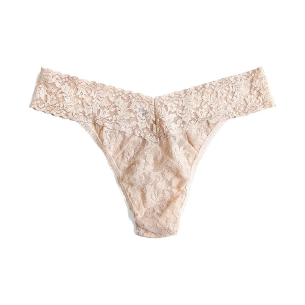 Hanky Panky Signature Lace Original rise Thong in Nude - Romantiques