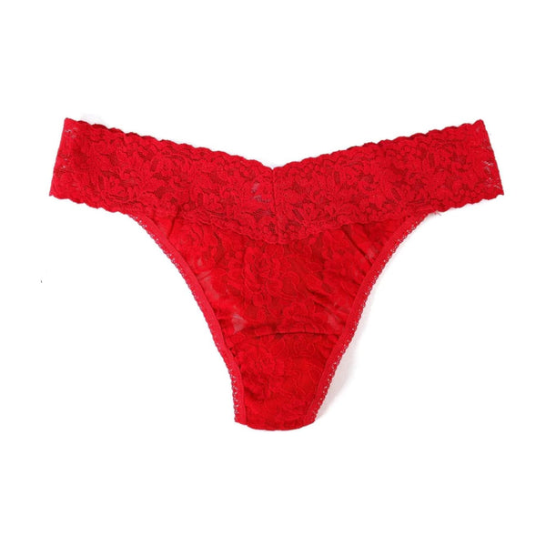 Hanky Panky Signature Lace Original Rise in Red - Romantiques