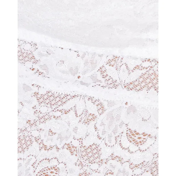 Never Say Never Cropped Camisole in White - Romantiques