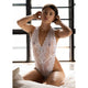 So Fine Lace Mariah Bodysuit in White