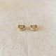 18k Gold Filled 9.5mm Cubic Zirconia Clicker Hoop Earrings