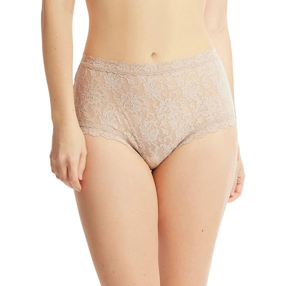 Signature Lace High Rise Boyshort in Nude - Romantiques