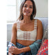 Boho Eye Lace Applique Bralette Curvy