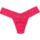 Hanky Panky Signature Original Rise Lace Thong in Morning Glory Pink