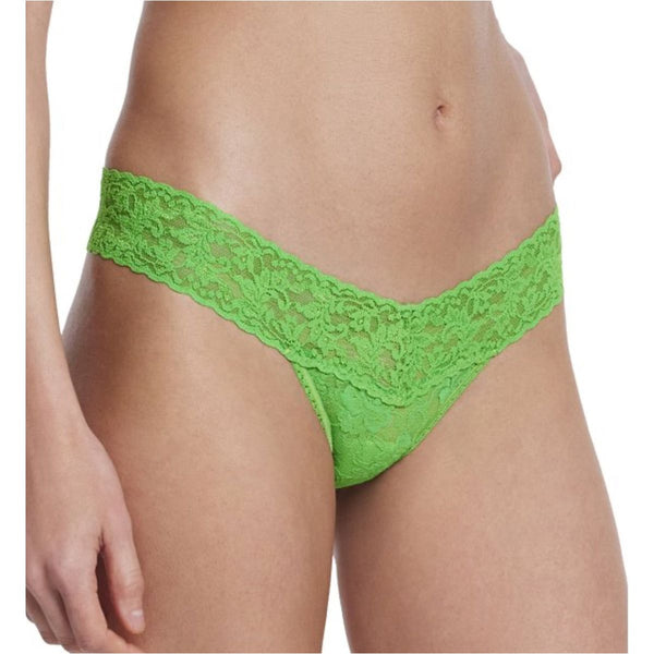 Hanky Panky Low Rise Thong In Four Leaf Clover Green