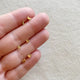 18k Gold Filled Dainty Star, Moon & Heart Earrings