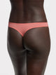 Entice Front Lace Thong in Geranium/Cashmere - Romantiques