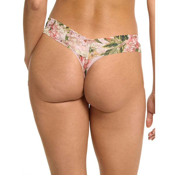 Hanky Panky Printed Signature Lace Low Rise Thong in French Garden - Romantiques