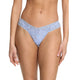 Hanky Panky Signature Lace Low Rise Thong in Clarity Blue - Romantiques