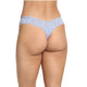 Hanky Panky Signature Lace Low Rise Thong in Clarity Blue - Romantiques