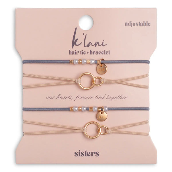 K’lani Sisters Hair Tie/Bracelet - Romantiques
