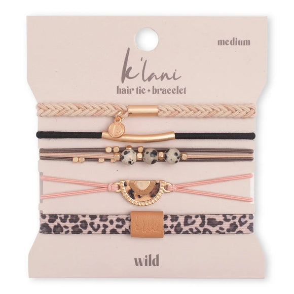 K’lani Wild Hair Tie/Bracelet - Romantiques