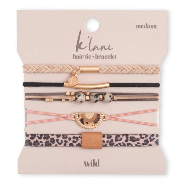 K’lani Wild Hair Tie/Bracelet - Romantiques