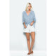 Dahlia Cargo Pocket Top in Powder Blue - Romantiques