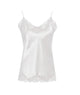 Gold Hawk: Silk Floral Lace Camisole In Antique White