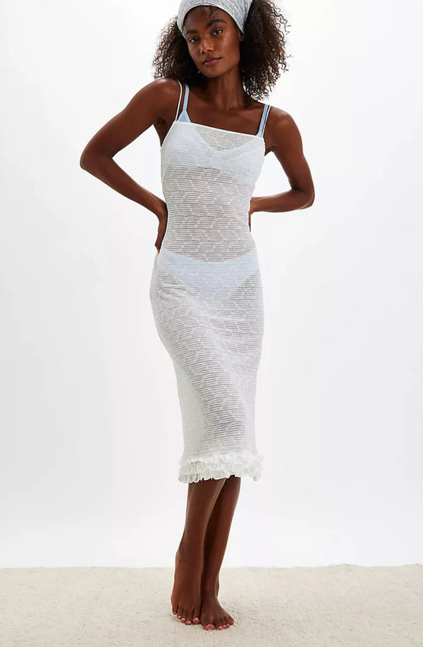 Chloe Linden Dress In Off White