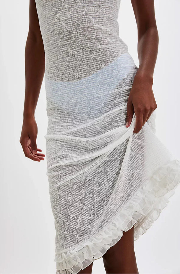 Chloe Linden Dress In Off White