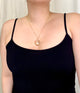 April Martin Big Clear Quartz Heart on 14k Gold Fil - Romantiques