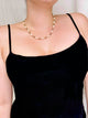 April Martin Labradorite and Pearl Beaded Choker Necklace - Romantiques