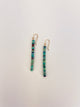 April Martin Beaded Turquoise Earrings - Romantiques
