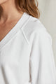 Sinead French Terry V-Neck Sweatshirt - Romantiques