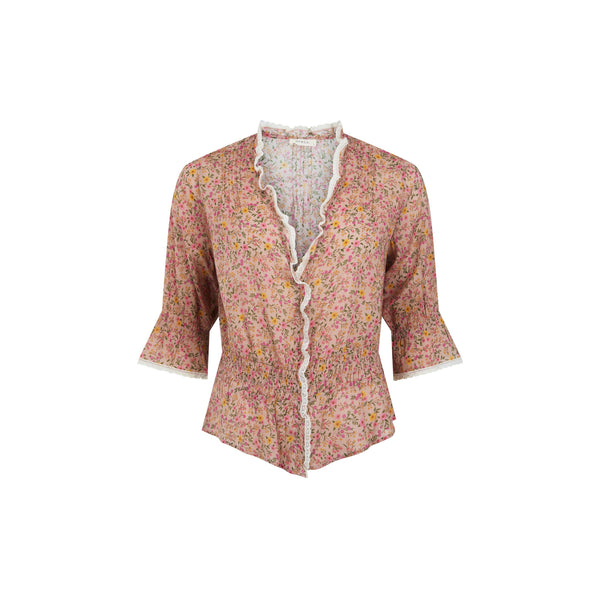 Spell Mimi Rose Blouse in Pink Posey - Romantiques