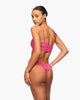 Cosabella Never Say Never Low Rise Cutie Thong in Rosa Caldo - Romantiques