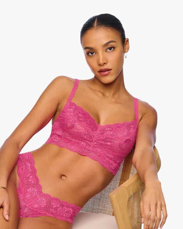 Cosabella Never Say Never Sweetie Bralette in Rosa Caldo - Romantiques
