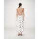 Wyella Polka Dot Dress in Ecru - Romantiques