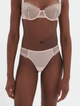 Simone Perele Singuliere Tanga Thong in Petal Powder