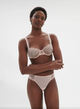 Simone Perele Singuliere Tanga Thong in Petal Powder