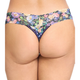 Hanky Panky Low Rise Thong Dream Garden Black