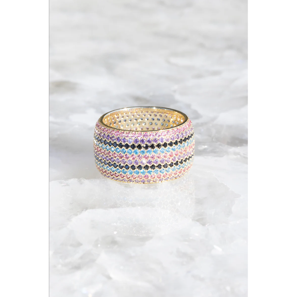 Native Gem Billionaire Ring in Pop Rocks - Romantiques