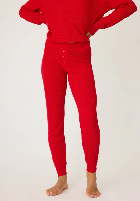 Textured Essentials Jammie Pant in Peppermint - Romantiques