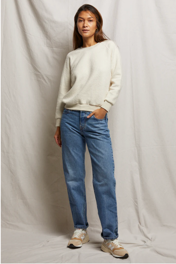 The Ziggy Crewneck in Oatmeal