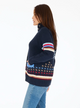 Kerri Rosenthal Imperfect Heart Cardigan Indigo Blue - Romantiques