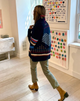 Kerri Rosenthal Imperfect Heart Cardigan Indigo Blue - Romantiques